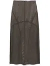 Yehuafan Panelled Skirt In Neutrals