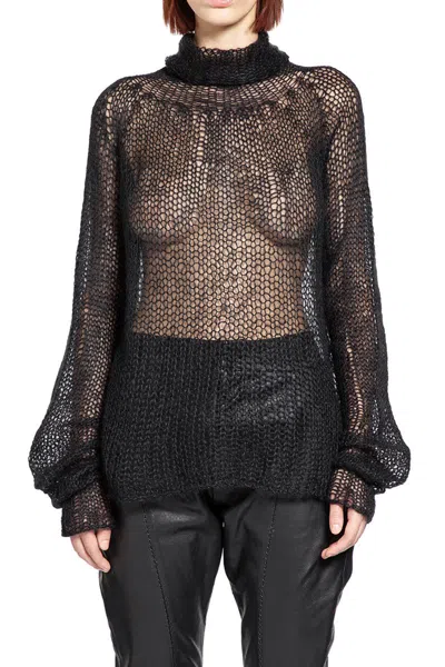 Yehuafan Tops In Black