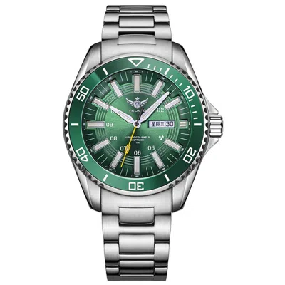 Pre-owned Yelang Men Automatic Watch Luxury Luminous Mechanical Wristwatch 30atm Military