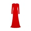 Yelda Alatekin Women's Bellatrix Red Maxi Dress In Red