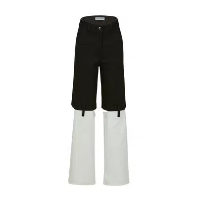 Yelda Alatekin Women's Black / White Sirius Black Pants In Black/white