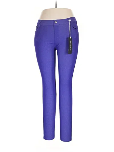 Pre-owned Yelete Active Pants In Blue