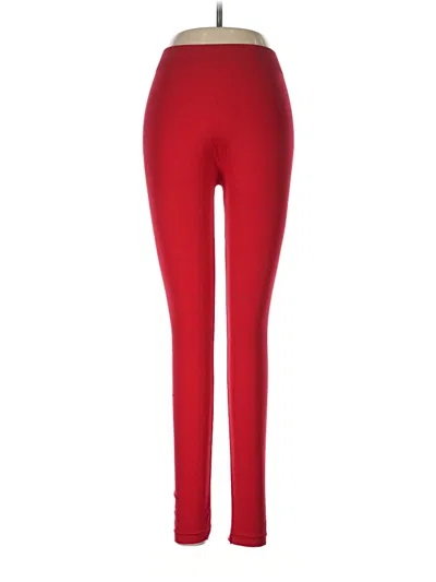 Pre-owned Yelete Active Pants In Red