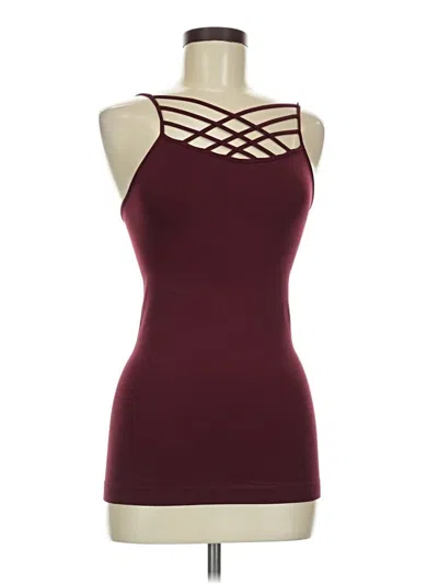 Pre-owned Yelete Bodysuit In Burgundy
