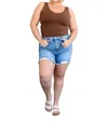 Yelete Carefree Seamless Reversible Tank In Brown In Brown