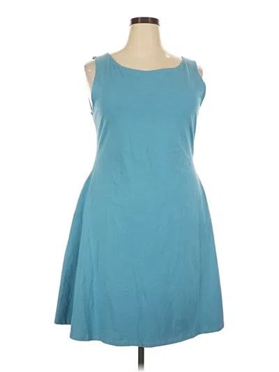 Yelete Casual Dress In Blue