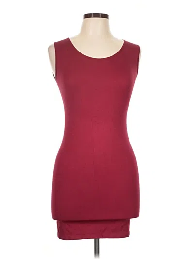 Pre-owned Yelete Casual Dress In Burgundy