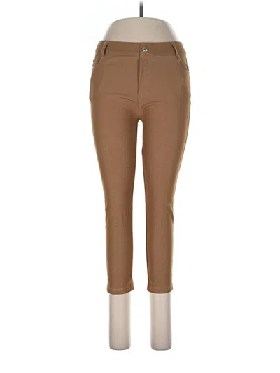 Pre-owned Yelete Jeggings In Brown