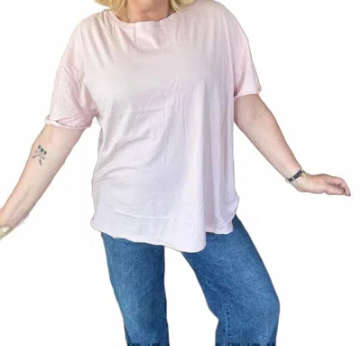 Yelete Perfect Fit Magic Tee In Light Pink