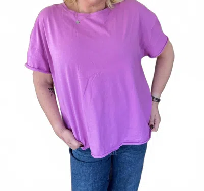 Yelete Perfect Fit Magic Tee In Orchard In Purple