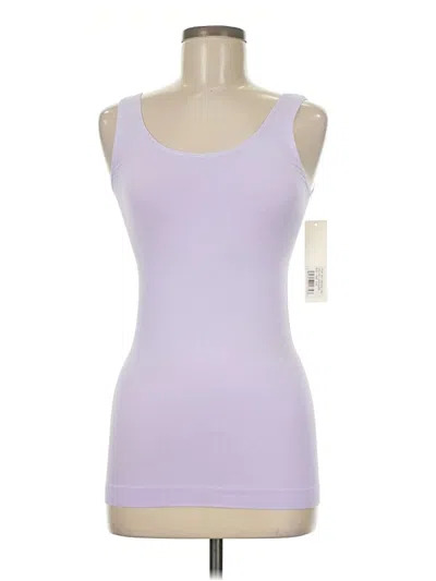 Pre-owned Yelete Tank Top Purple Strapless Neckline Tops