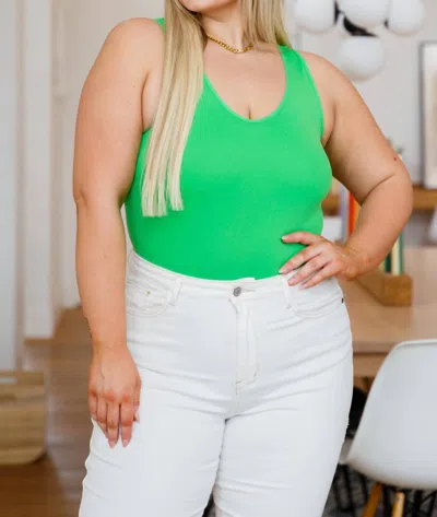 Yelete The Basics Bodysuit - Plus In Green