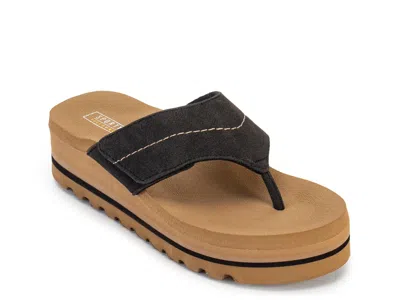 Yellow Box Calica Wedge Sandal In Black