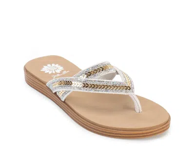Yellow Box Dina Sandal In Brown