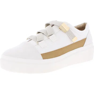 Yellow Box Estela Womens Canvas Strappy Casual And Fashion Sneakers In White