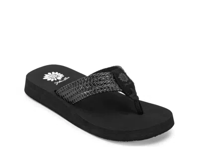 Yellow Box Faldi Sandal In Black