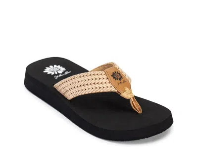 Yellow Box Faldi Sandal In Black