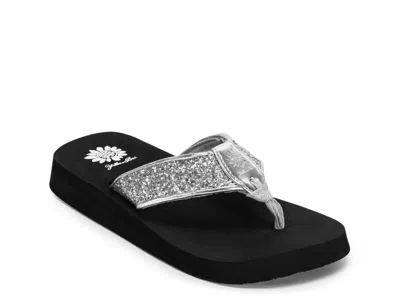 Yellow Box Feliks Sandal In Silver