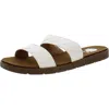 Yellow Box Feylie Womens Slip On Open Toe Flatform Sandals In Multi