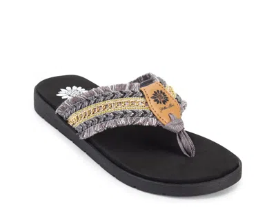 Yellow Box Flavian Sandal In Black