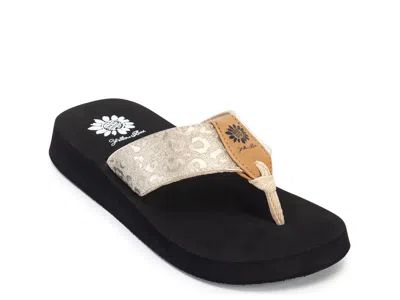Yellow Box Frez Sandal In Gold Metallic