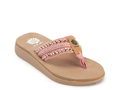 Yellow Box Genevia Sandal In Pink