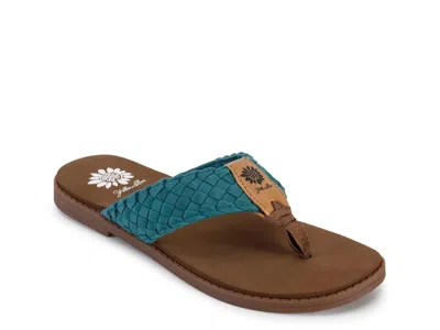 Yellow Box Irving Sandal In Teal