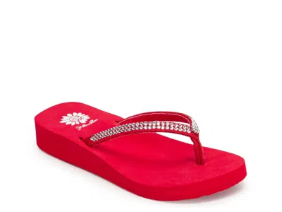 Yellow Box Jello Sandal In Red