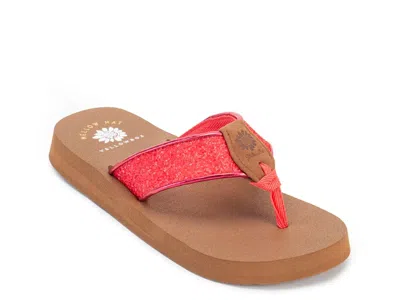 Yellow Box Naseem Sandal In Red