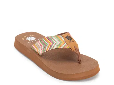Yellow Box Nasima Sandal In Brown