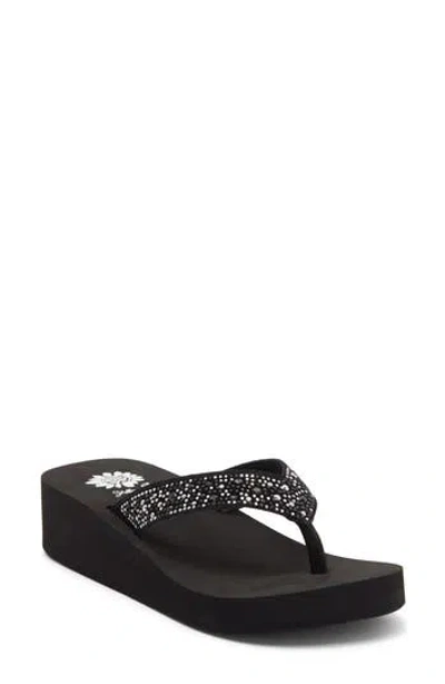 Yellow Box Premium Africa Flip Flop Sandal In Black