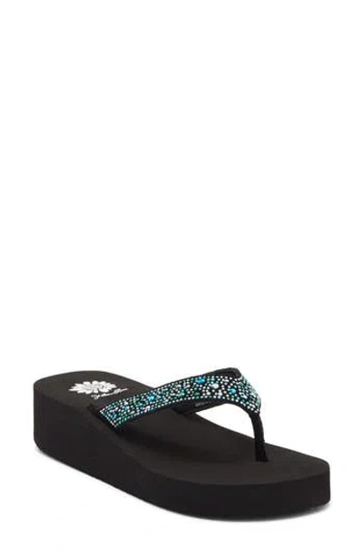 Yellow Box Premium Africa Flip Flop Sandal In Black