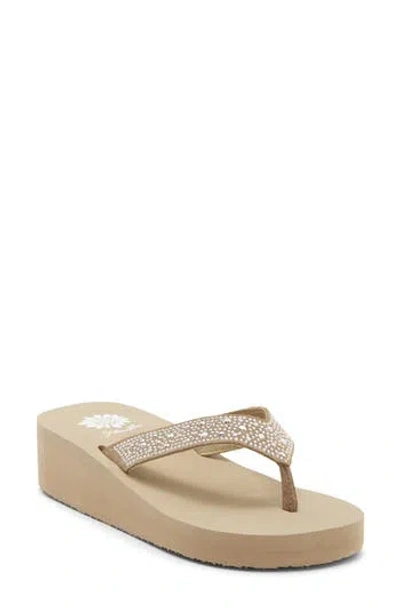 Yellow Box Premium Africa Flip Flop Sandal In Neutral
