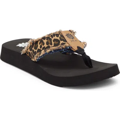 Yellow Box Premium Fayth Flip Flop Sandal In Brown