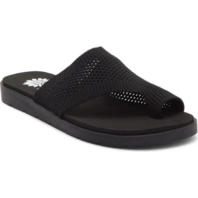 Yellow Box Premium Feeza Sandal In Black