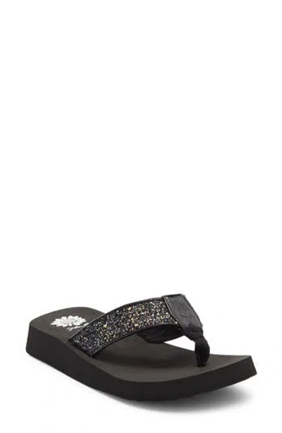 Yellow Box Premium Feliks Flip Flop Sandal In Black