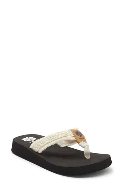Yellow Box Premium Fianni Flip Flop Sandal In White