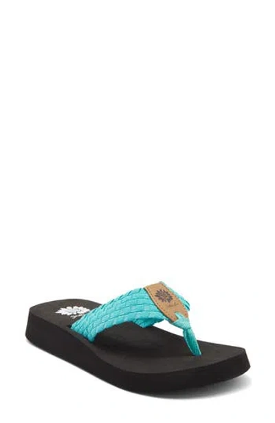 Yellow Box Premium Soleil Flip Flop Sandal In Blue
