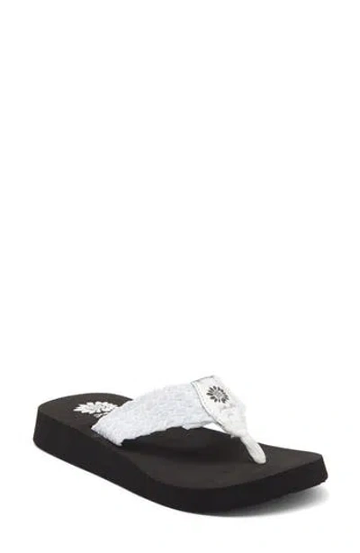 Yellow Box Premium Soleil Flip Flop Sandal In White