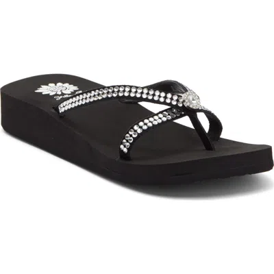 Yellow Box Premium Stormy Platform Sandal In Animal Print