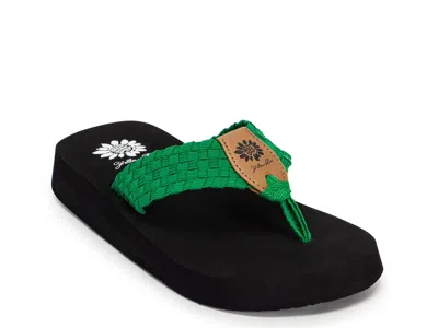 Yellow Box Soleil Sandal In Green