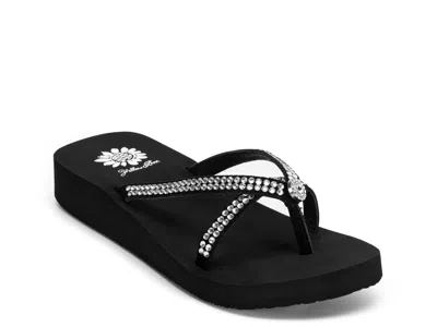 Yellow Box Stormy Sandal In Black