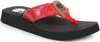 Yellow Box Women's Abenego Flip Flops In Red In Red