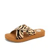 Yellow Box Women's Ansila Sandal In Zebra In Brown