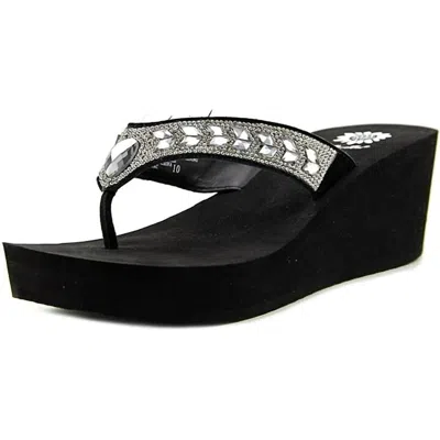Yellow Box Women's Belmac Platform Wedge In Black