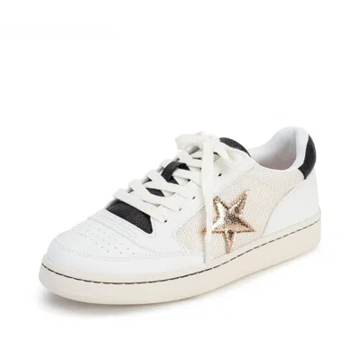 Yellow Box Women's Cardona Court Sneaker In White/black