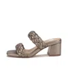 Yellow Box Women's Carlen Heel Sandals In Bronze In Gold