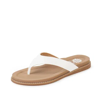 Yellow Box Cielo Sandal In White