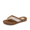 Yellow Box Women's Datha Flip Flop Sandal In White In White