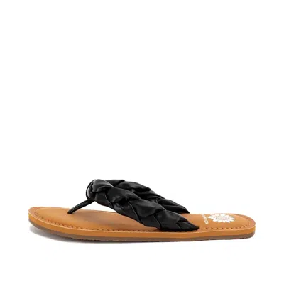 Yellow Box Women's Dauphine Flip Flop In Black